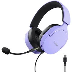 Trust GXT490P FAYZO 7.1 USB HEADSET PURPLE (Kabelgebunden), Gaming Headset, Violett