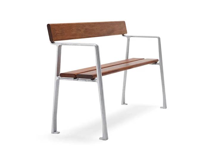 Byarums bruk Piccolo Sofa Mahagoni, Rohaluminiumgestell