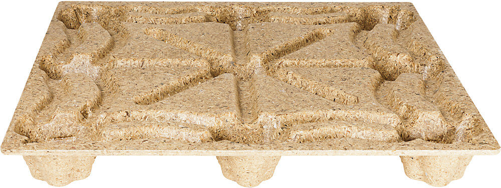 Pressholz-Palette, braun, VE 10 Stück, LxB 1140 x 1140 mm, Traglast 1250 kg ratioform terra