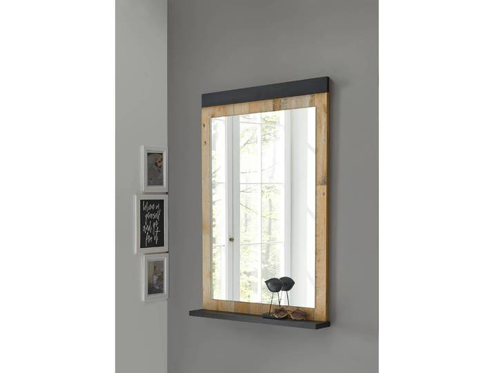Spiegel I 66 x 95 x 10cm Braun/Eiche Dekor Spanplatte, beschichtet 66 x 95 x 10cm