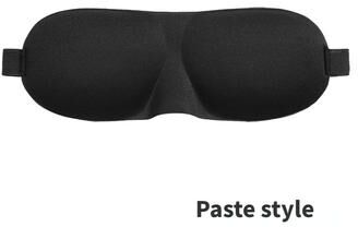 Healfit Counter Soft Portable 3D Sleep Mask, Natural Sleeping Eye Mask, Eyeshade Cover Shade Eye Patch For Travel Women Men paste Style