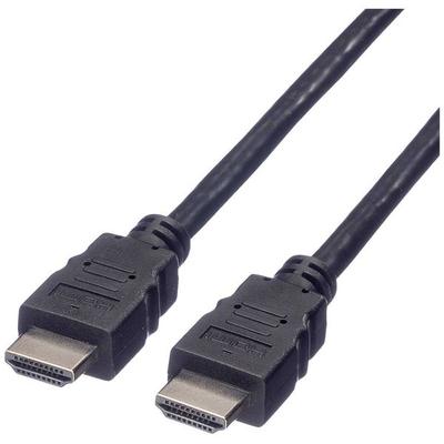 Value HDMI Anschlusskabel HDMI-A Stecker 2.00 m Schwarz 11.99.5527 Geschirmt HDMI-Kabel