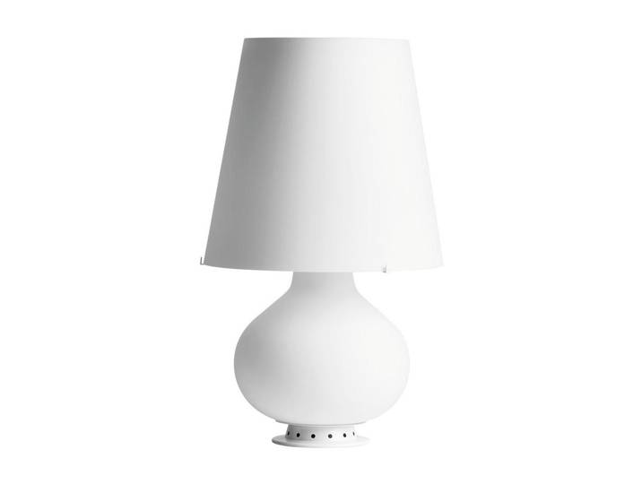 FONTANA ARTE lampe de table FONTANA MOYENNE 1853 (H 53 cm - Métal/verre)