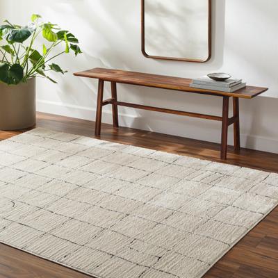 Livabliss Freud Modern Abstract Grid Area Rug