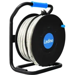 Ledino, LED Streifen, LED-Lichtband "Wickede" 50m, 65.000lm, 180 LED/Meter (Neutralweiss, 5000 cm, Outdoor)