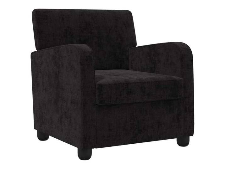 Elégance - Chic Fauteuil 1 place moderne - Fauteuil salon-séjour - Noir - Chenille - 70x79x78cm_0518430