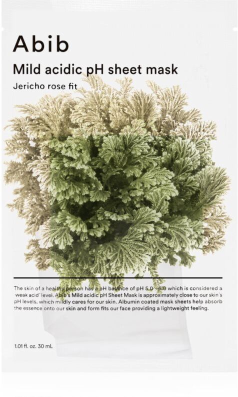 Abib Mild Acidic pH Sheet Mask Jericho Rose Fit moisturising face sheet mask with a refreshing effect 30 ml