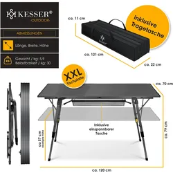 Kesser, Campingtisch
