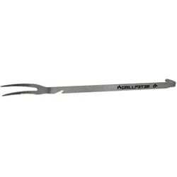 Grillpeter Fleischgabel mit Flaschenöffner graviert 46,5 cm Edelstahl