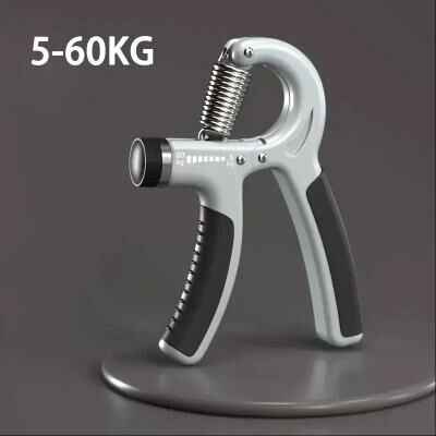 Uplift Treasures Adjustable Hand Grip Strengthener And Wrist Expander basic gray