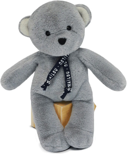 Maïlou Tradition Petite peluche grise Ours Dorlotin 23 cm - Maïlou