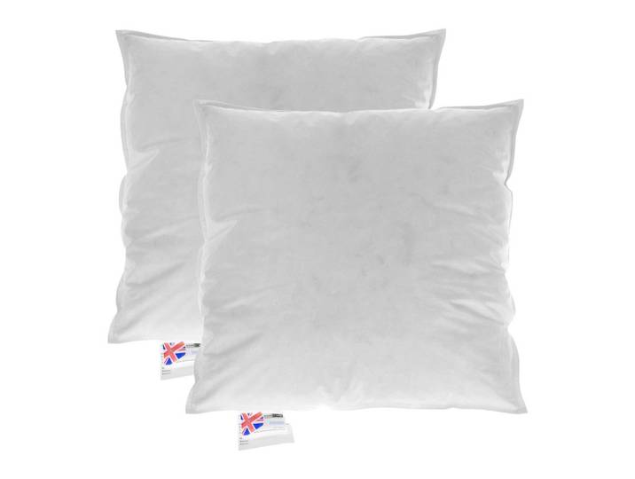 FÜLLKISSEN 2er-Set – 55/55 cm, Gänsefedern & Daunen