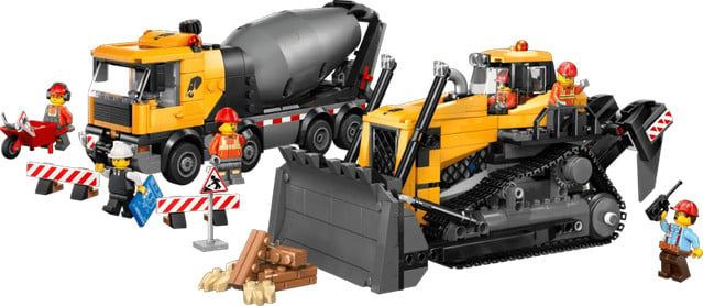 LEGO City bouwvoertuigen duo set 60466 en 60478