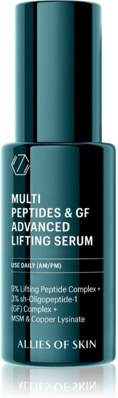 Allies of Skin Multi Peptides & GF Advanced Lifting Serum Løftende ansigtsserum 30 ml