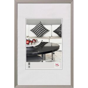 walther-design Bilderrahmen Chair AJ318D, 13 x 18 cm, Echtglas, Aluminiumrahmen stahl