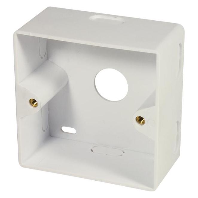 LogiLink NP0006A Auf-/Unterputzdose Cat.6 vollgeschirmt RAL9010 (NP0006A)
