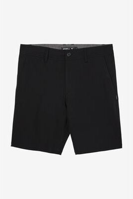 O'Neill s Reserve Light Check 19"" Hybrid Shorts in Black, Size 40, Elastane/Polyester"