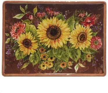 "Certified International Harvest Blessings Rectangular Platter, 14"" x 10"" - 14"" x 10"""