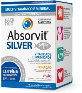 Absorvit Silver 30 Comprimidos + 30 Cápsulas