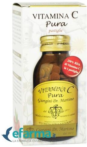 Dottor Giorgini Dr. Giorgini Vitamina C Pura Integratore Vitaminico 180 Pastiglie