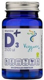 Veggunn Vitamin D3 2500ui 30 Capsules