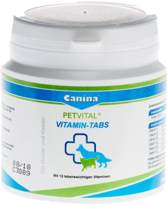 Canina pharma GmbH PETVITAL Vitamin Tabs vet. 50 St 04315798