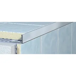 Havos Abschlussprofil "L" poliertes Aluminium glänzend, Aluminium, Länge 250 cm, Kantenhöhe 12,5 mm, ALL12250