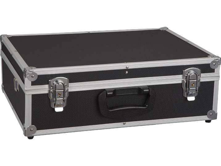ALUTEC Werkzeugkoffer schwarz Aluminium-Rahmenkoffer\, Innenmaße 440x320x140 mm