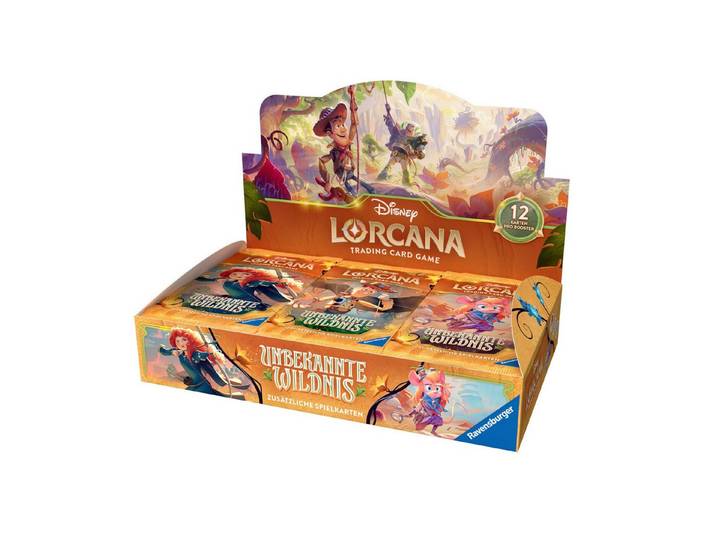 Ravensburger Sammelkarte D. Lorcana - Unbekannte Wildnis Display (Deutsch)