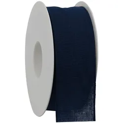 Baumwollband biologisch abbaubar 40mm/20Meter Spring D.blau