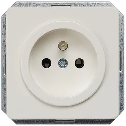 Siemens 5UB1408 DELTA profil Steckdose mit Mittenschutzkontakt, titanweiß