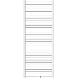 LuxeBath ECD Germany Badheizkörper 750×1800 mm Weiß, gerade, Mittelanschluss