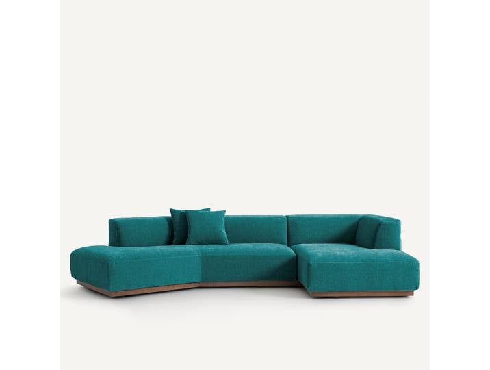 AM.PM Angle droit ouvert velours chenille, Jacopo Vert Sarcelle
