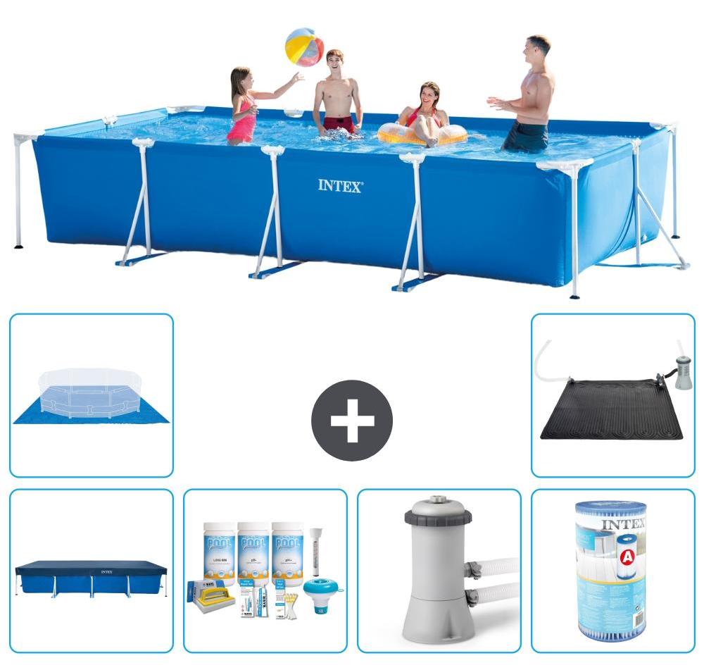 Rechteckiger Frame Pool - 450x220x84 cm - 7-teilig S40300