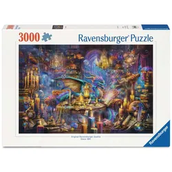 Ravensburger Puzzle Erwachsenenpuzzle 3000 Teile - Drachenbibliothek