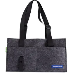 Magnetoplan Aktentasche 11126 45 cm x 25 cm x 15 cm Grau Griff vorhanden: Ja, Notebooktasche, Grau