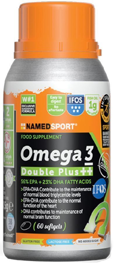 NAMEDSPORT Srl Named Sport, Omega 3 Double Plus++, 60 Soft gel