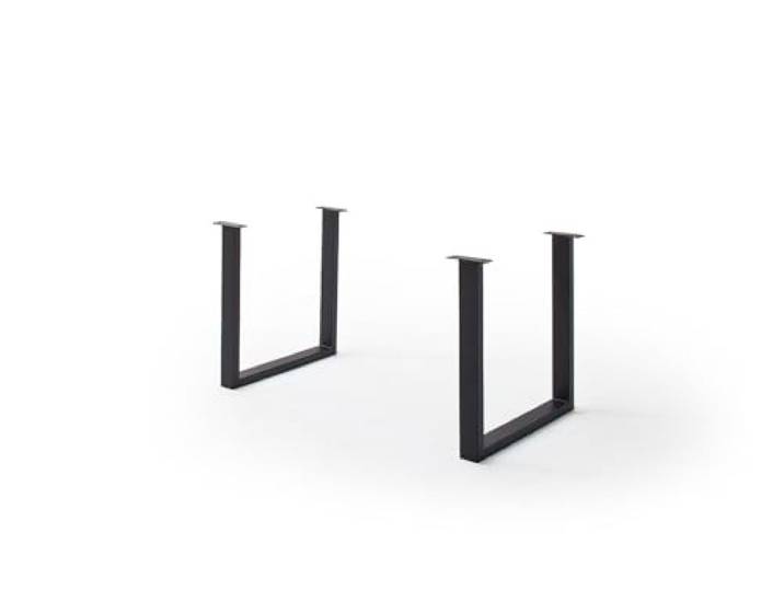 möbelando Tischgestell >Calabria< (2er-Set) in anthrazit - 73x74x8 (BxHxT)