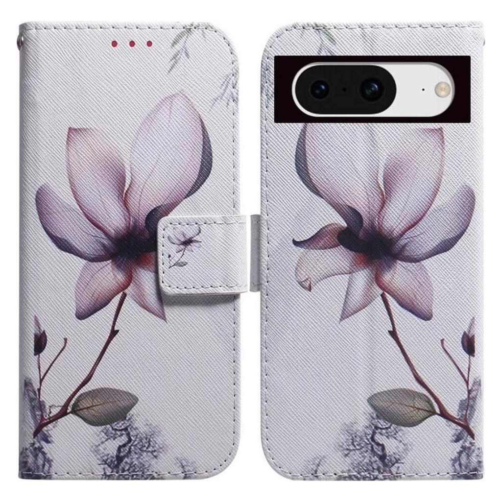 Cover-Discount Google Pixel 8 - Leder Etui Hülle Flower (Google Pixel 8) (660136127B)