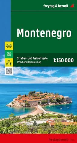 freytag & berndt - Montenegro, Straßen- und Freizeitkarte 1:150.000, freytag & berndt: Mit Infoguide, Top Tips (freytag & berndt Auto + Freizeitkarten) - Preis vom 09.10.2026 07:28:09 h