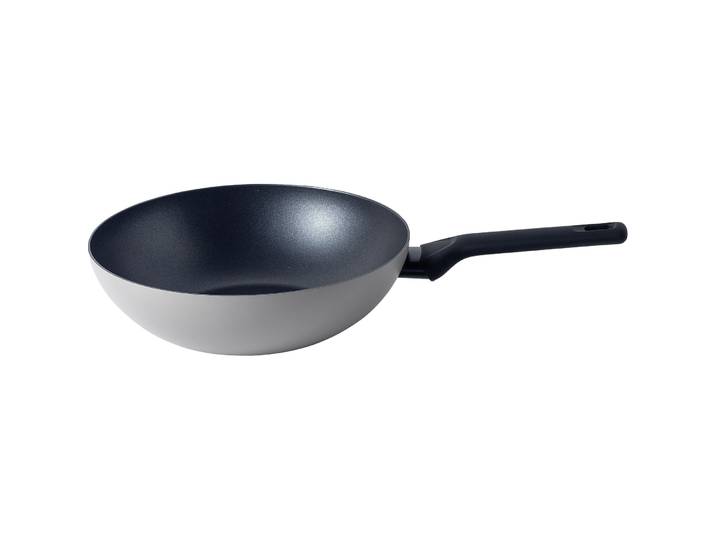 Wok Asia grau Aluminium D 28 cm Induktionsherd