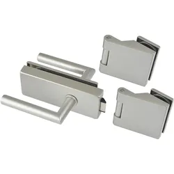 Dormakaba, Zubehör Türbeschlag, Beschlagsgarnitur Classic, unversperrbar, Aluminium Edelstahl-Effekt