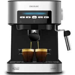Cecotec Kaffeemaschine Matic, Kaffeevollautomat, Silber, Schwarz