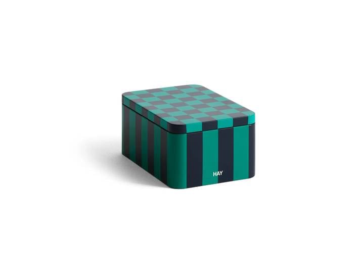 HAY Bocal Tin Container small Green-dark blue