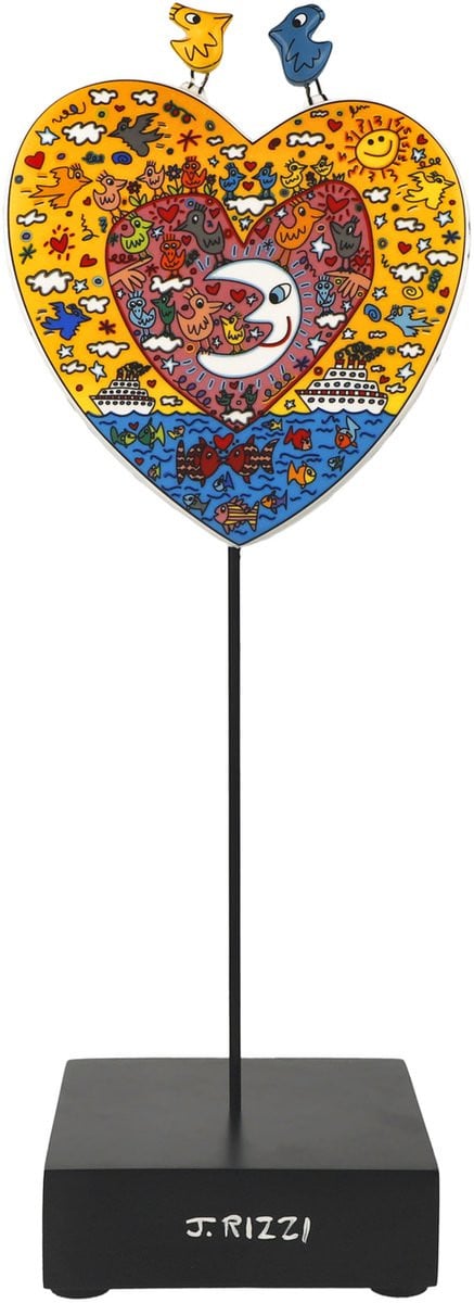 Goebel James Rizzi Decoratief beeld The Romance of the Sea Porselein Pop Art Hoogte: 33 cm