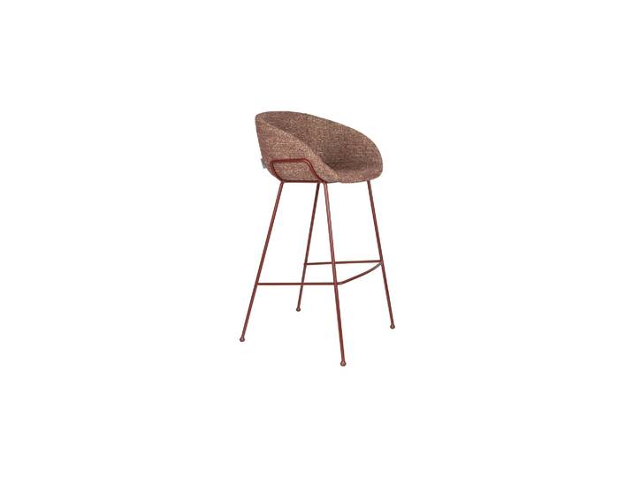 Tabouret Feston Rouge