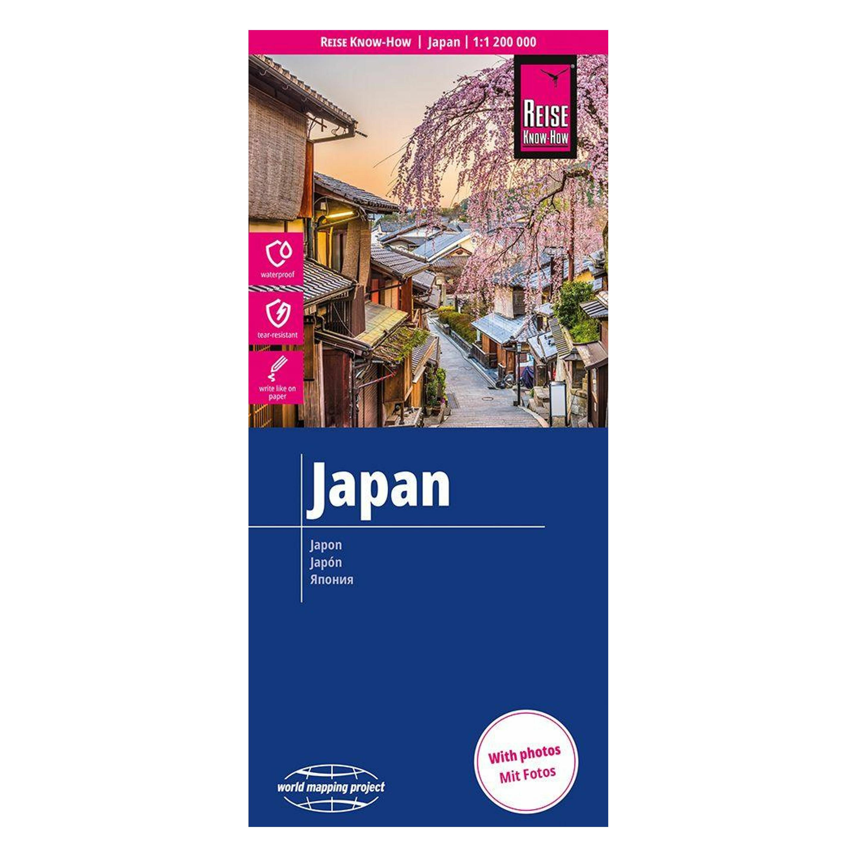 Reise Know-How Landkarte Japan (1:1.200.000) (57980553)