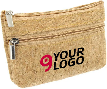Portamonete Sughero Naturale Eco Personalizzate o neutre