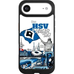 Nivocase Hülle für Apple iPhone Air Handyhülle NIVOcore Case Schwarz Aufstieg Hamburger SV Offizielles (Apple iPhone Air), Smartphone Hülle, Schwarz