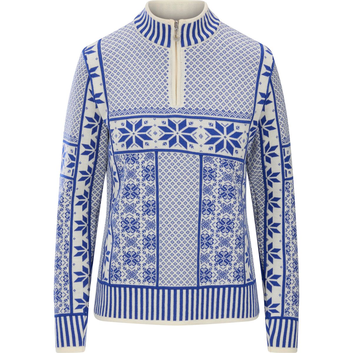 Dale of Norway Vardåsen Fem. Sweater offwhite ultramarine (A00) L 96361-A00-L